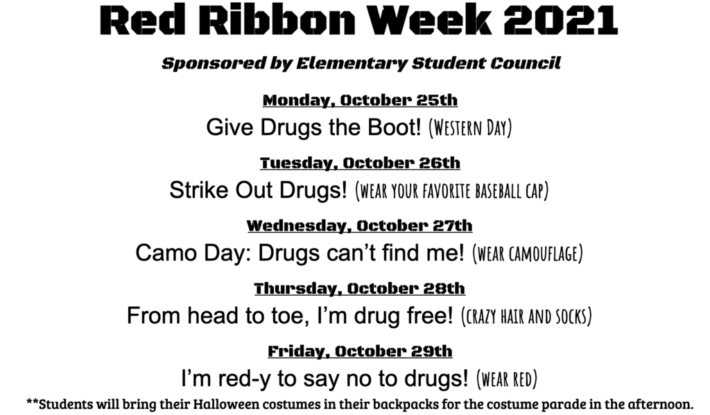 Red Ribbon Week 2021