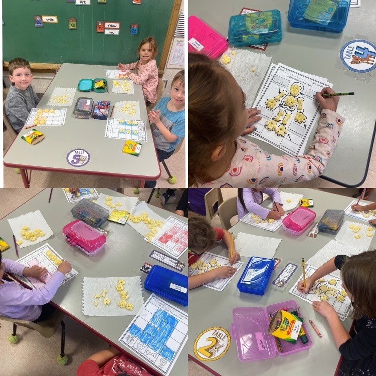 October 21 - Kindergarten math and science