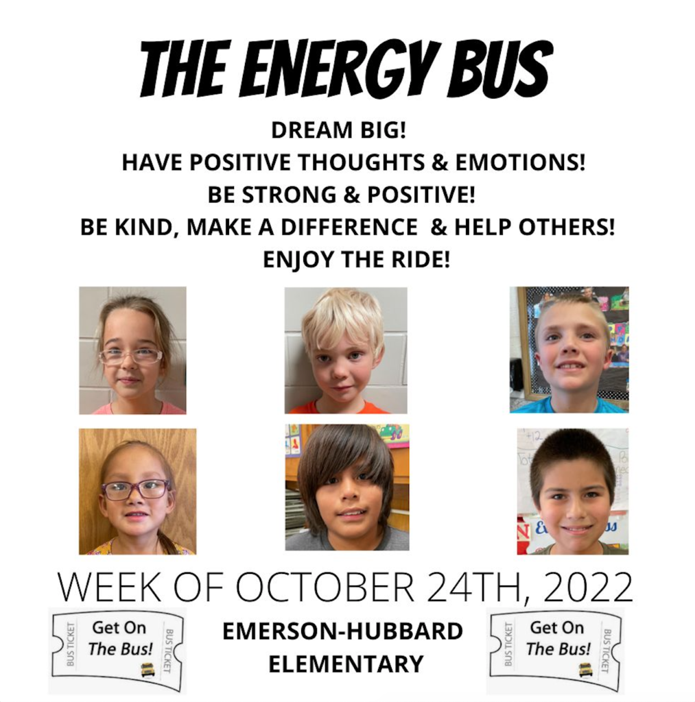Energy Bus Students - Week of Oct. 24, 2022