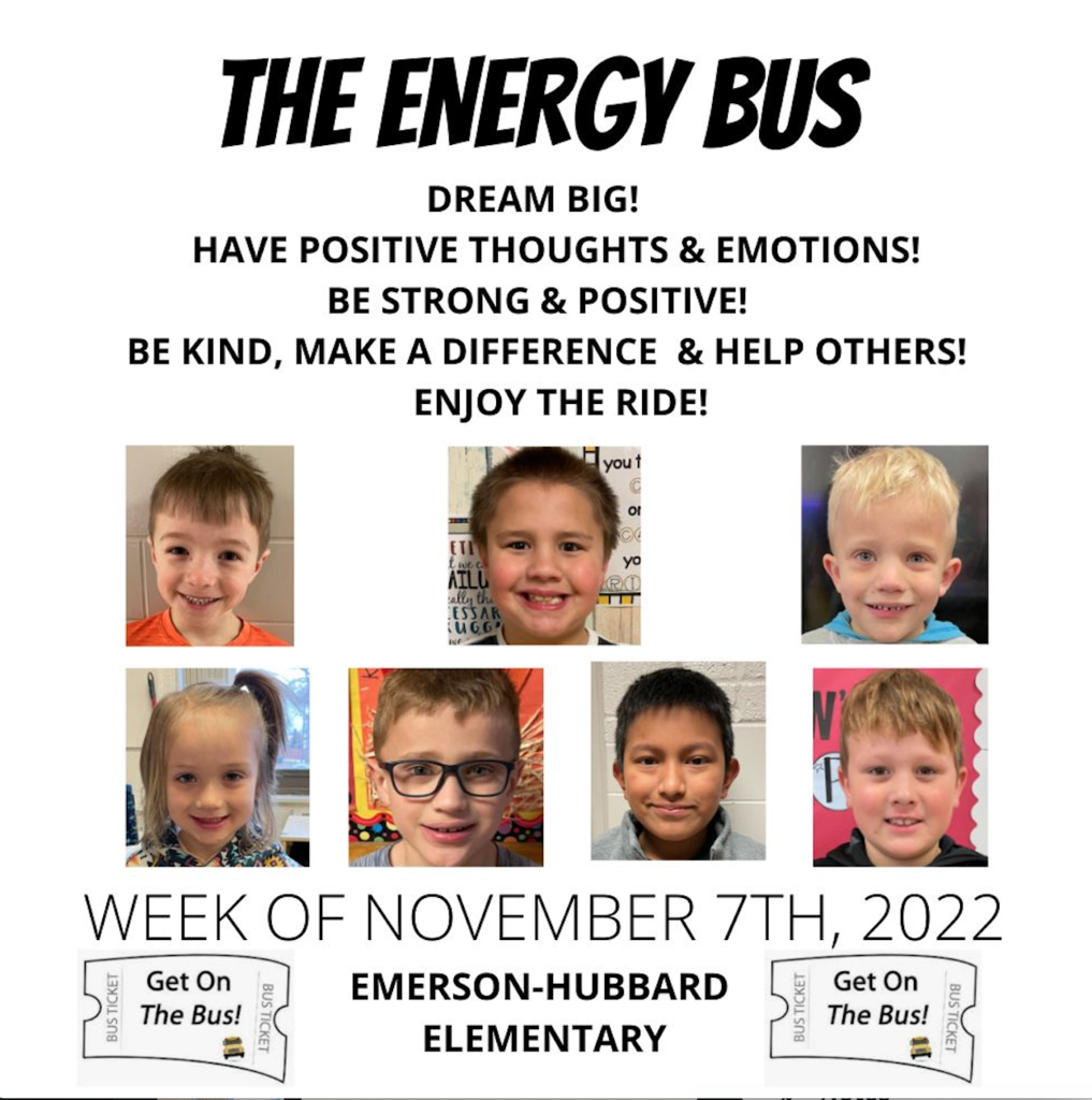 Energy Bus Students - Week of Nov. 7, 2022