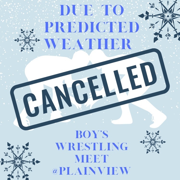 wrestling meet cancelled 