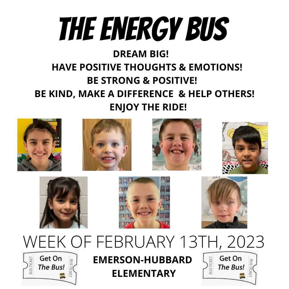 Energy Bus Students: Week of February 13, 2023